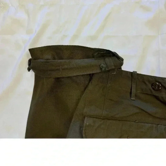 Peerless Vintage Combat  Military Trousers March 1963 Army Green Size 5 - Picture 7 of 9